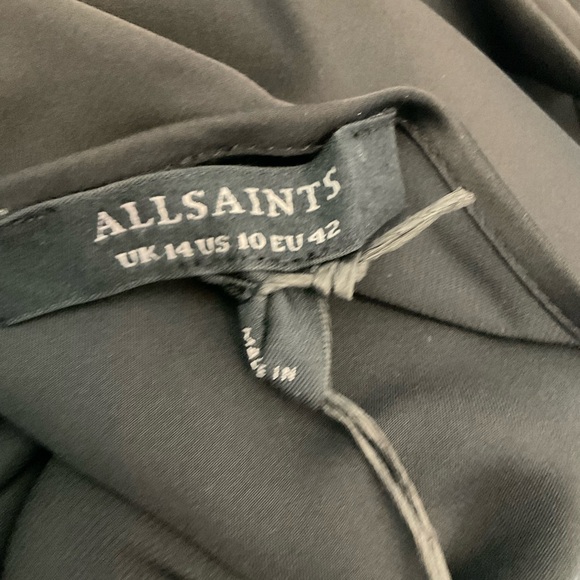 NWT All Saints Hadley Slip Midi Dress - Picture 4 of 16